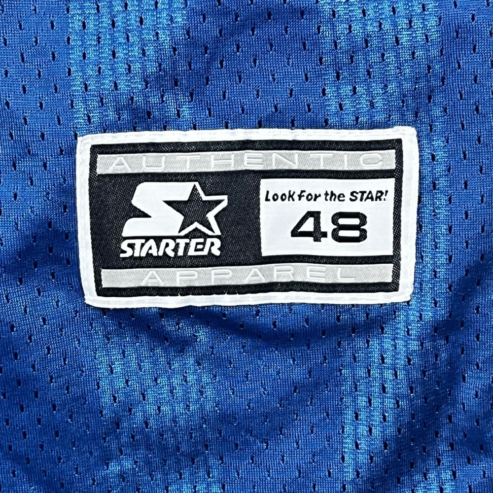 Starter New England Patriots Jersey Mens 48/L Blue Vintage 1995 Drew Bledsoe 11 - Picture 6 of 9